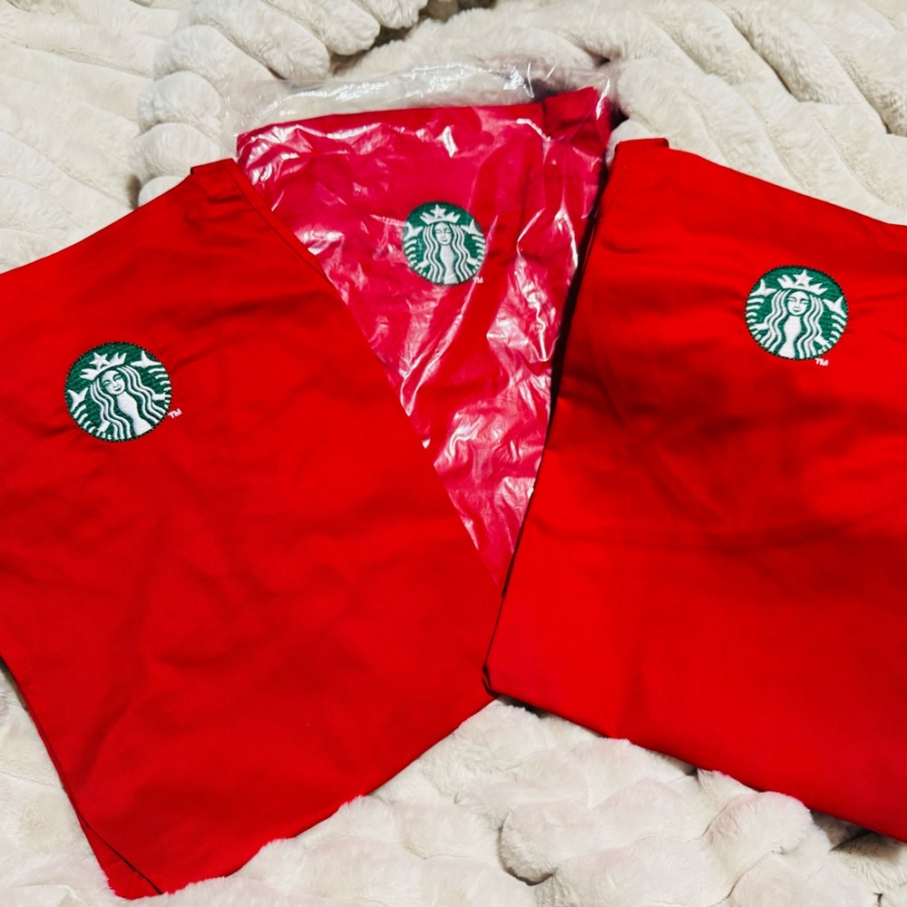 Starbucks Vibrant Red Apron